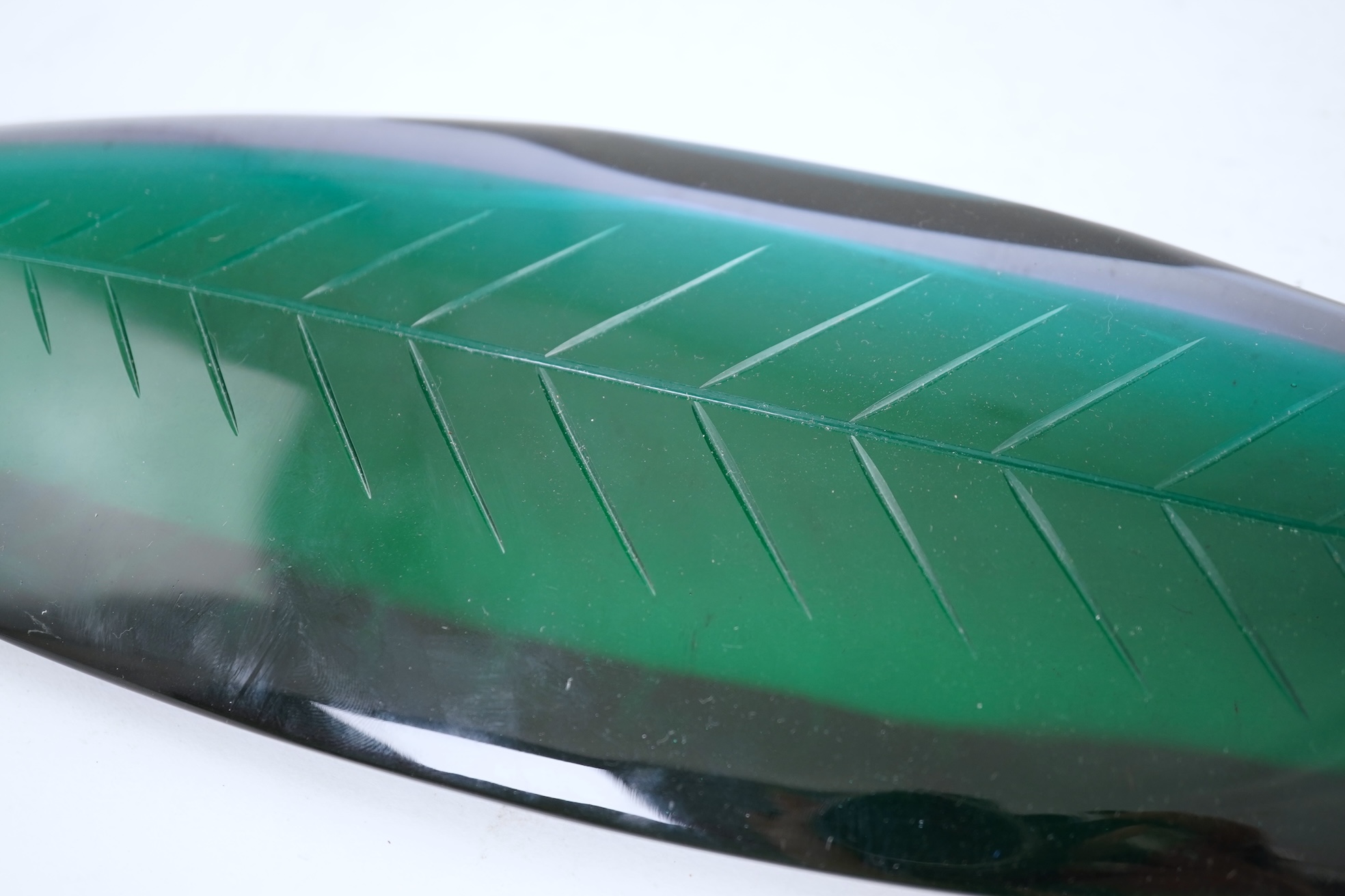 Flavio Poli (Italian, 1900-1984) for Seguso Vetri D'Arte: A Murano sommerso glass fish